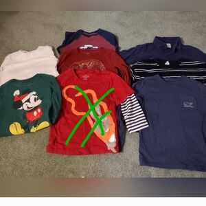 Kids T-Shirts Bundles Fits Boy 4-5y